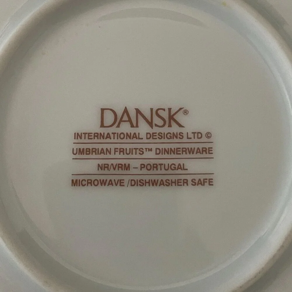 Vintage 90's Dansk Umbrian Fruits 13